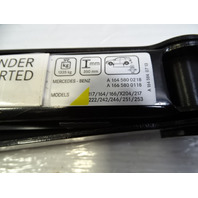 14 Mercedes X166 GL450 tire jack, w/tools, 1645800218