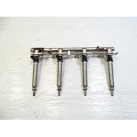 14 Mercedes X166 GL450 fuel rail w/ injectors, set of 4, left 2780703395 2780700687