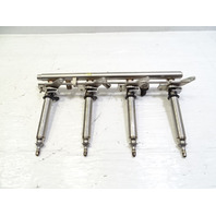 14 Mercedes X166 GL450 fuel rail w/ injectors, set of 4, right 2780703495 2780700687