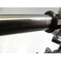 14 Mercedes X166 GL450 fuel rail w/ injectors, set of 4, right 2780703495 2780700687