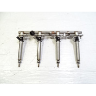 14 Mercedes X166 GL450 fuel rail w/ injectors, set of 4, right 2780703495 2780700687