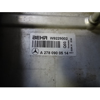 14 Mercedes X166 GL450 engine intercooler intake assembly, 2780900514 2780980807