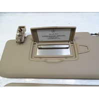 14 Mercedes X166 GL450 sun visor, left, beige, 1668109300
