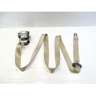 14 Mercedes X166 GL450 seat belt, right rear 2nd row, beige, 1668601486