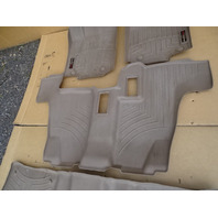 14 Mercedes X166 GL450 floor mats weathertech all weather beige, 1666803801 1666803701