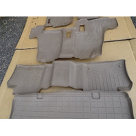 14 Mercedes X166 GL450 floor mats weathertech all weather beige, 1666803801 1666803701
