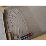 14 Mercedes X166 GL450 floor mats weathertech all weather beige, 1666803801 1666803701
