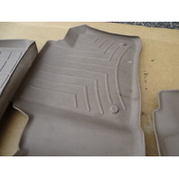 14 Mercedes X166 GL450 floor mats weathertech all weather beige, 1666803801 1666803701