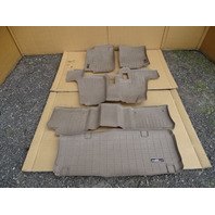 14 Mercedes X166 GL450 floor mats weathertech all weather beige, 1666803801 1666803701