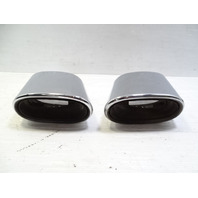 03 Mercedes R230 SL500 exhaust tips, set, left and right OEM