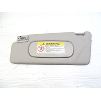 03 Mercedes R230 SL500 sunvisor, left 2308170320 alpaca gray