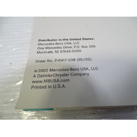 03 Mercedes R230 SL500 command operator manual  2305843482