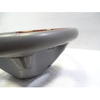 03 Mercedes R230 SL500 steering wheel, leather/wood, alpaca gray