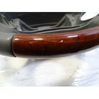 03 Mercedes R230 SL500 steering wheel, leather/wood, alpaca gray