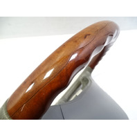 03 Mercedes R230 SL500 steering wheel, leather/wood, alpaca gray