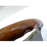 03 Mercedes R230 SL500 steering wheel, leather/wood, alpaca gray
