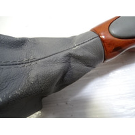 03 Mercedes R230 SL500 gear shift knob, gray, w/wood 2302671710