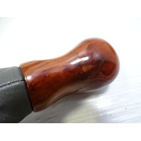03 Mercedes R230 SL500 gear shift knob, gray, w/wood 2302671710