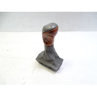 03 Mercedes R230 SL500 gear shift knob, gray, w/wood 2302671710