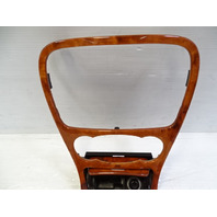 03 Mercedes R230 SL500 center console, wood trim, w/ashtray, 2306801539, walnut
