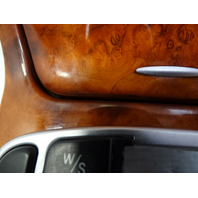 03 Mercedes R230 SL500 center console, wood trim, w/ashtray, 2306801539, walnut