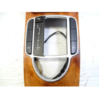03 Mercedes R230 SL500 center console, wood trim, w/ashtray, 2306801539, walnut