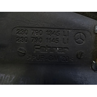 03 Mercedes R230 SL500 trim, interior rear pillar, left alcantara 2307901345