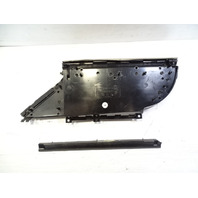 03 Mercedes R230 SL500 trim door panel storage tray pocket, left, 2307200103 alpaca gray
