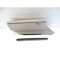 03 Mercedes R230 SL500 trim door panel storage tray pocket, left, 2307200103 alpaca gray