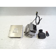 03 Mercedes R230 SL500 engine ignition ecu computer key fob & shifter 1131531091