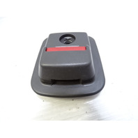 06 Mercedes R230 SL500 luggage seat belt clips buckles, rear 2308600096, dark gray
