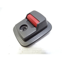 06 Mercedes R230 SL500 luggage seat belt clips buckles, rear 2308600096, dark gray
