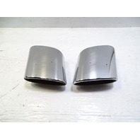 06 Mercedes R230 SL500 exhaust tips, set, left and right OEM