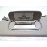 06 Mercedes R230 SL500 sun visor, left, alpaca gray 2308100510
