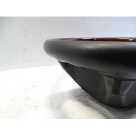 06 Mercedes R230 SL500 steering wheel, leather/wood, black