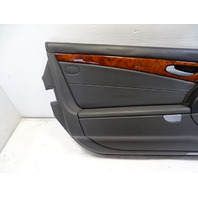 06 Mercedes R230 SL500 door panel, left, black/gray