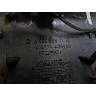 06 Mercedes R230 SL500 cover, jack hole 2306981130, left rear, black
