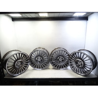 06 Mercedes R230 SL500 wheel set, rim 2304011502 2304011602 8.5x18 9.5x18 ET30 ET33 Staggered