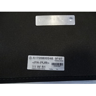 2012 Mercedes R172 SLK350  floor mats, black 1726800548 1726800248