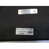 2012 Mercedes R172 SLK350  floor mats, black 1726800548 1726800248
