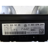 2012 Mercedes R172 SLK350 instrument cluster, speedometer 1729005205