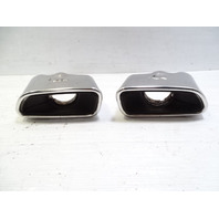2012 Mercedes R172 SLK350 exhaust muffler tips set chrome