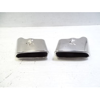 2012 Mercedes R172 SLK350 exhaust muffler tips set chrome