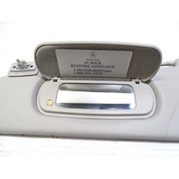 08 Mercedes R230 SL550 sunvisor, left, 2308101710, alpaca gray