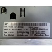 08 Mercedes R230 SL550 navigation unit, command center, radio, 2308209289