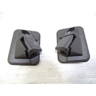 08 Mercedes R230 SL550 trunk lid striker stop adjuster set, 2307500126 2307500226 black/gray