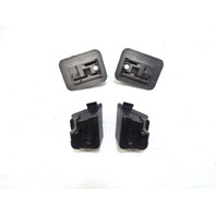 08 Mercedes R230 SL550 trunk lid striker stop adjuster set, 2307500126 2307500226 black/gray