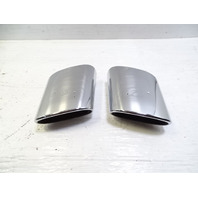 08 Mercedes R230 SL550 exhaust tips, set, left and right OEM