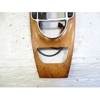 08 Mercedes R230 SL550 center console wood trim with ashtray chestnut