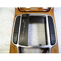08 Mercedes R230 SL550 center console wood trim with ashtray chestnut